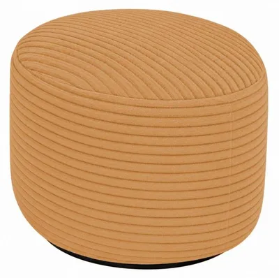 Produktbild von Fußhocker mit abnehmbarem Cordbezug BANANAIR 50x30 cm gelb