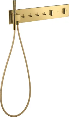 Produktbild von Thermostatmodul AXOR ShowerComposition UP 610 / 110 4 Verbr polished gold optic polished gold optic