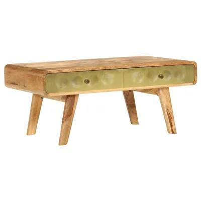 Produktbild von The Living Store Couchtisch Mangoholz Massiv 90 x 50 x 40 cm