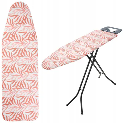 Produktbild von KADAX Bügelbrettbezug Dehnbare Bügelunterlage 126x45 cm Blätter