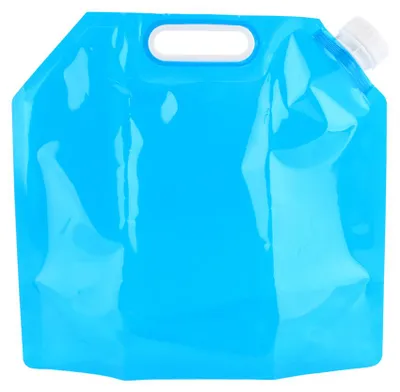 Image de Sac de stockage pliable de 10 litres pour eau potable, idéal pour le camping, la randonnée et les pique-niques
