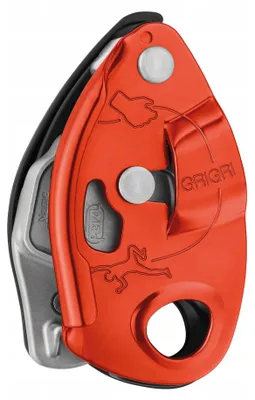 Zdjęcie produktu dla Petzl GRIGRI, Urządzenie asekuracyjne rurowe, Wspomagane hamowanie, Aluminium, Stal, 175 g, 1 szt.
