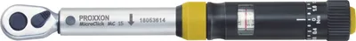 Produktbild von PROXXON MicroClick Drehmomentschlüssel MC15, 23345, 1/4", 3-15 Nm