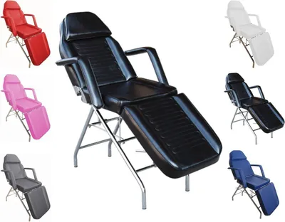 Productafbeelding van Professionele Ligstoel - Behandelstoel Salon - Schoonheidsbehandelingen Uitvoeren - Hoge Laadcapaciteit - 172 x 58 x 75 cm - Zwart