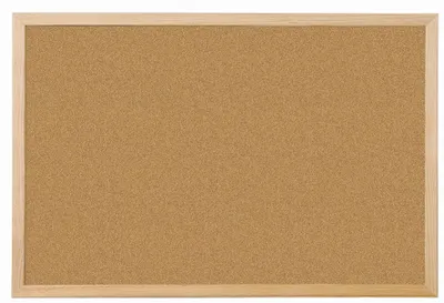 Immagine prodotto di Q-Connect® KF03567 Bacheca in sughero 90 x 60 cm marrone con cornice in legno
