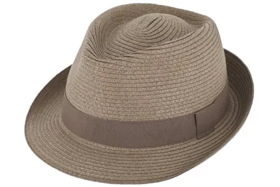 Fiebig Papier Trilby mit Ripsband rollbar in grau