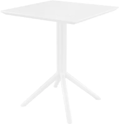 Produktbild von CLP Klapptisch wetterfest Sky klappbarer Gartentisch für den Außenbereich weiß