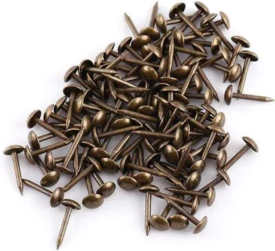 Obrázek produktu pro Dekorativní připínáčky z bronzu pro kutilské projekty (6 x 14 mm)