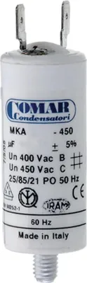 Produktbild von Kondensator mka 70 uf 5% 450 v 50x120 mit m8 Stift und Doppelfaston