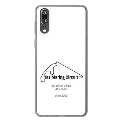 Produktbild von MuchoWow® Handyhülle Schutzhülle Hülle für Huawei P20 F1 - Abu Dhabi - Rennstrecke Silikon Softcase Handy Hülle - Hardcover
