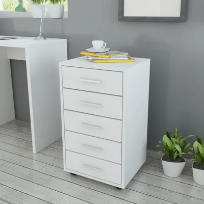 Obrázek produktu pro VidaXL 243064, Bílá, MDF, Dřevo, 330 mm, 380 mm, 630 mm
