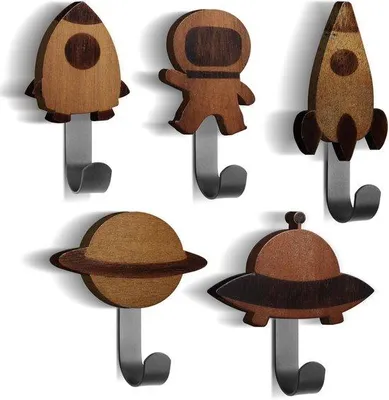 Produktbild von 5-teilige MusikHolz-Kinderpuppenständer für Schlafzimmer, Badezimmer, Esszimmer