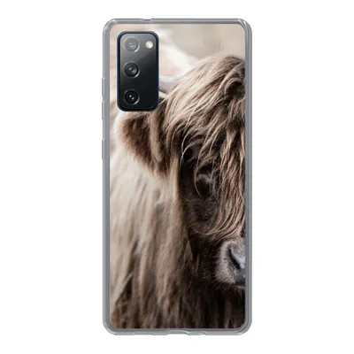 Produktbild von MuchoWow® Handyhülle Schutzhülle Hülle für Samsung Galaxy S20 FE Schottischer Highlander - Kuh - Vlies Silikon Softcase Handy Hülle - Abdeckung