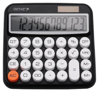 Image de Calculatrice Genie 612 BK Desktop Basic Black