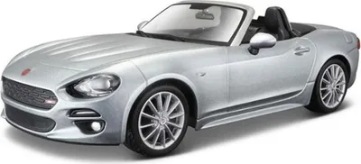 Immagine prodotto di Bburago Plus Fiat 124 Spider 1:24 argento metallizzato