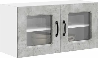 Immagine prodotto di Pannello frontale per lavastoviglie vidaXL Kalmar, grigio cemento, 80 x 31 x 40 cm