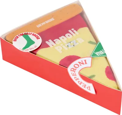 Image de EatMySocks Crew Socken Napoli Pizza