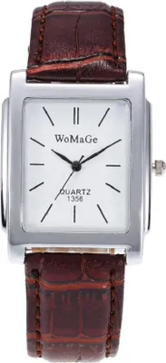Produktbild von Elegante Heidi Uhr in Braun/Silber – Stilvolle Damenuhr für den Alltag KP14514