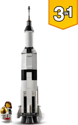 Produktbild von LEGO 31117 3-in-1 Spaceshuttle-Abenteuer Weltraum Spielzeug für Kinder ab 8 Jahren mit Astronauten-Figur