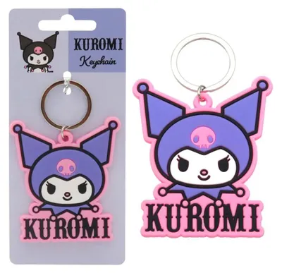 Obrázek produktu pro Cyp Kuromi-kuromi přívěsek na klíče Fialový Fialový Jedna velikost