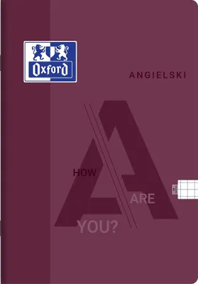 Image de Cahier thématique Oxford A5 60k quadrillé anglais