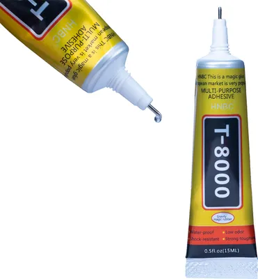 Image de Rosfix T-8000 – Colle Universelle | 15 ml, Application Précise, Flexible, Forte, Inodore | Pour l'électronique, la Bijouterie et les Réparations