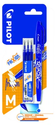 Obrázok produktu pre Pilot Długopis Frixion Ball Ścieralny Niebieski z Trzema Wkładami