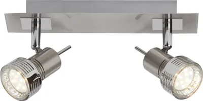 Produktbild von LED Spotbalken 2flg eisen/chrom