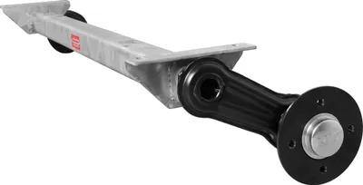 Produktbild von KNOTT VG7-L Achse ungebremst 750 kg Anhänger 1130 mm Auflage 1430 mm Spurmaß 4x100 Radanschluss verzinkt wartungsfrei langlebig