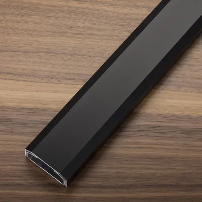 Produktbild von Design Kabelkanal 1100 x 50 x 20 mm schwarz eloxiert mit Platz für viele Kabel Kabelführung Installationskanal Design trifft auf Funktion von SCHÜCO ALU COMPETENCE