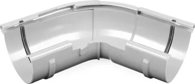 Produktbild von BRYZA verstellbare Außen-Rinnenwinkel 120°-145° Kunststoff Ø 100 mm, Weiß RAL 9010