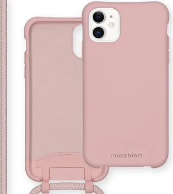 Zdjęcie produktu dla imoshion Color Backcover z odłączanym przewodem dla Apple iPhone 11 - różowy
