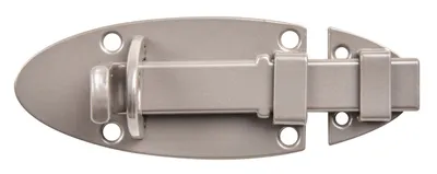 Produktbild von Alberts DURAVIS® Schlossriegel | mit flachem Griff | perlbeige duplexbeschichtet RAL 1035 | Platte 90 x 44 mm