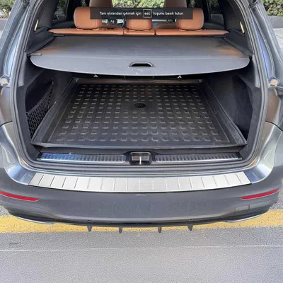 Zdjęcie produktu dla Zderzak ochronny do Mercedes GLC X253 2015-25 szczotkowany chrom
