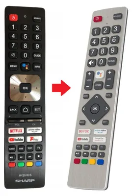 Produktbild von Ersatz Fernbedienug für Sharp TV SHW/RMC/0139N