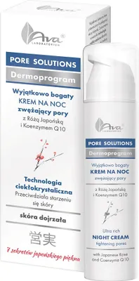 Produktbild von Ava Laboratorium Pore Solutions Wyjątkowo bogaty krem na noc zwężający pory, 50 ml