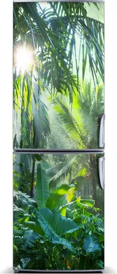 Produktbild von Tulup Kühlschrankdekoration - Magnetmatte - 60 cm x 180 cm - Magnet auf dem Kühlschrank - Dschungel