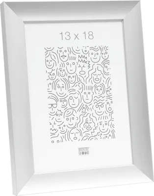 Zdjęcie produktu dla Deknudt S021D1 Ramka aluminiowa w kolorze srebrnym 20 x 25 cm, 24,1 x 29,2 x 2 cm