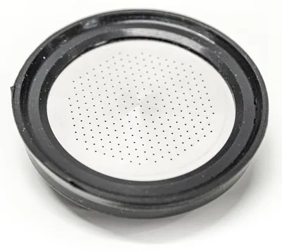 Kaffeefilter für 2 Tassen, kompatibel mit DeLonghi, Metall, 4,7 cm