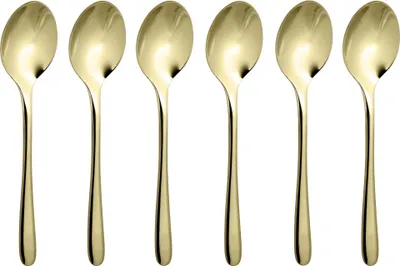 Produktbild von Sambonet Taste PVD 6 Cucchiaini Moka Oro Lucido