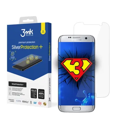 Produktbild von 3mk Display Antimikrobielle Schutzfolie SilverProtection+ für Samsung Galaxy S7 Edge 0,21mm Self-Heal