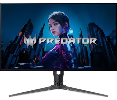 Zdjęcie produktu dla Acer Predator X32X3BMIIPHUZX, 80 cm (31.5"), 3840 x 2160 px, 4K Ultra HD, OLED, 0,01 ms, Czarny