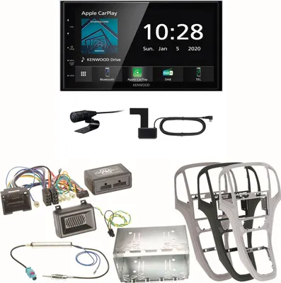 Produktbild von Kenwood DMX5020DABS Android Auto CarPlay Einbauset für Opel Astra J