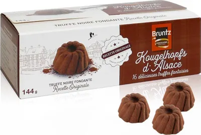Produktbild von Bruntz Kougelhopfs dŽ Alsace Kakaokonfekt 144g