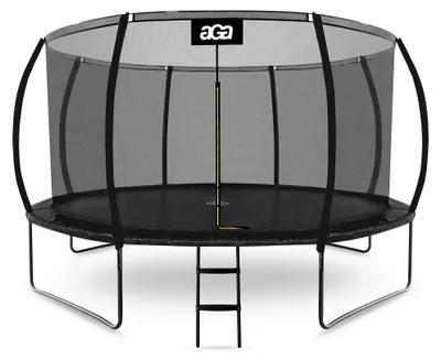 Immagine prodotto di Aga SPORT EXCLUSIVE Trampolino 366 cm Nero + rete di protezione + scala