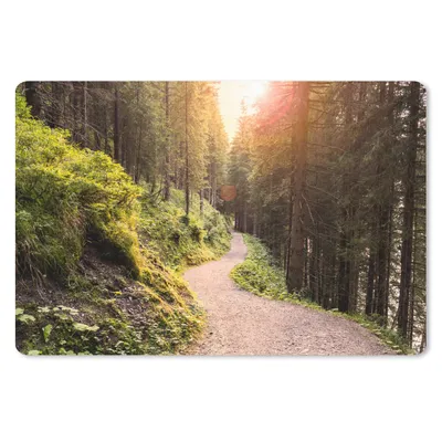 Produktbild von MuchoWow® Mauspad Mousepad Wald - Baum - Grün 27x18 cm - Mousepads - Maus Mat - Pad - Mausunterlage - Büroartikel - Desk Matten