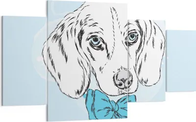 Produktbild von Bild auf Leinwand - Leinwandbild - Hund Labrador Auge Portrait - 160x90cm - Wand Bild - Wanddeko - Leinwanddruck - Bilder - Kunstdruck - Wanddekoration - Leinwand bilder - Wandkunst - DL160x90-3114