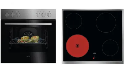 Produktbild von AEG OU5AE10CM + TA64RA00XB Einbau-Herdset Edelstahl KOMBI 1026 EEK:A
