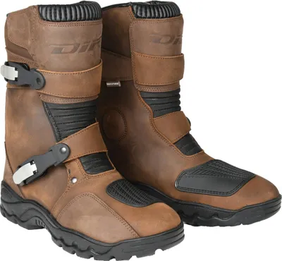 Image de Bottes de moto imperméables DIFI Navarra Medium Aerotex, marron, taille 44