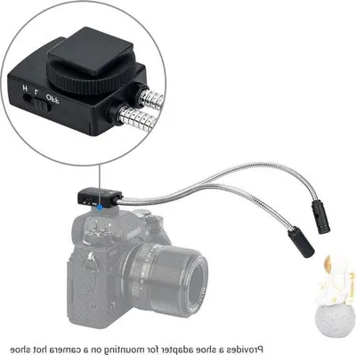 Immagine prodotto di Luce LED per fotografia macro, a 2 teste, 5 livelli di luminosità, 5600K